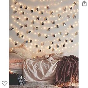 LED String Lights with clips